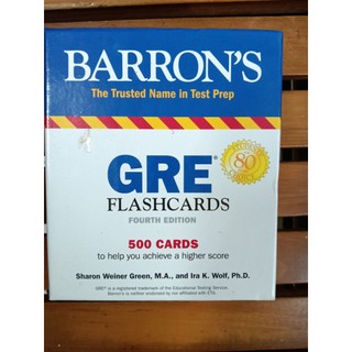 GRE Flashcards:500 Flashcard Help You Achieve a Higher Score
