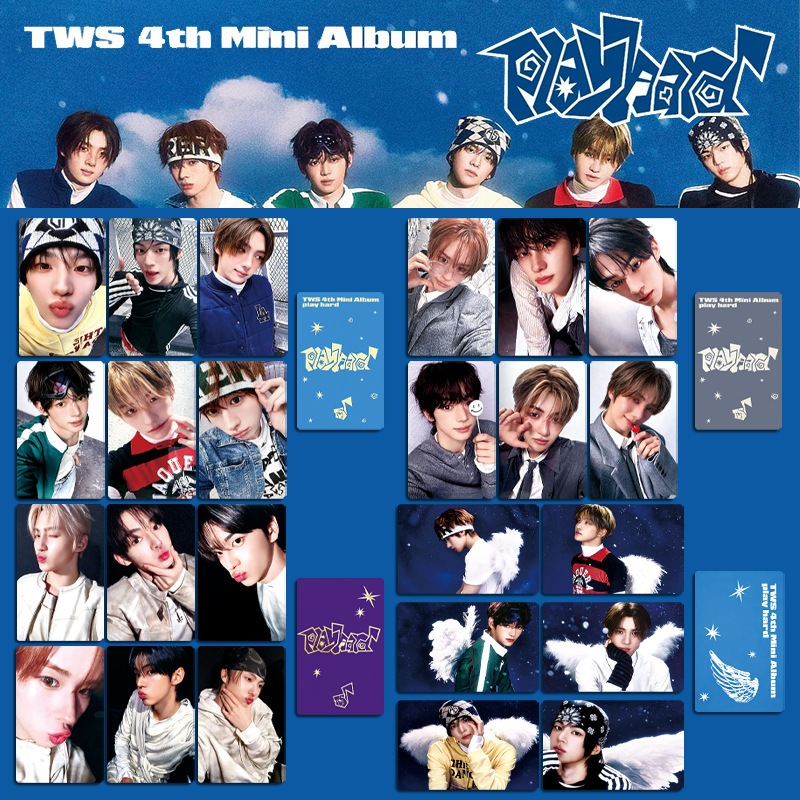 「tws 小卡 」tws 專輯《 play hard》小卡  SHINYU DOHOON JIHOON tws打歌卡