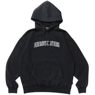 BEN DAVIS 25780044-01 ARCH LOGO FADED HOODIE 帽T (水洗黑色) 化學原宿