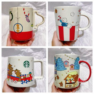 【出清】全新正品~星巴克耶誕市集馬克杯~星巴克假期馬戲團馬克杯~星巴克製造快樂馬克杯~星巴克歡樂列車馬克杯~星巴克耶誕