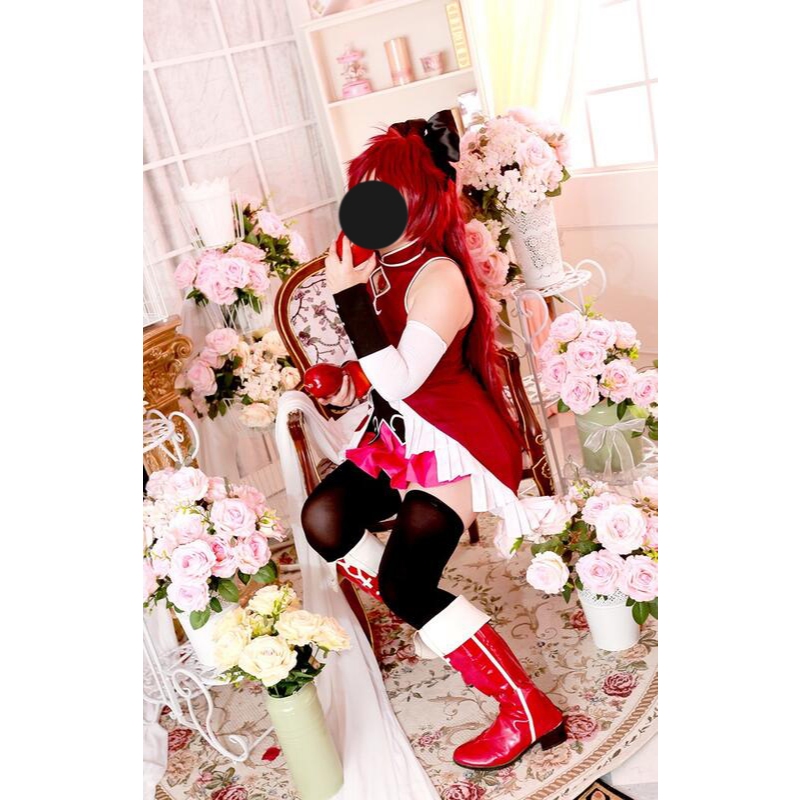 現貨 COS cosplay 魔法少女小圓 佐倉杏子 杏子 全套 假髮 衣服 武器