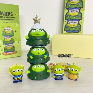 🔥聖誕節潮玩 玩具總動員 三眼仔聖誕樹手辦疊疊樂 桌面擺件 聖誕樹組合三眼仔手辦 疊疊樂玩具 送朋友