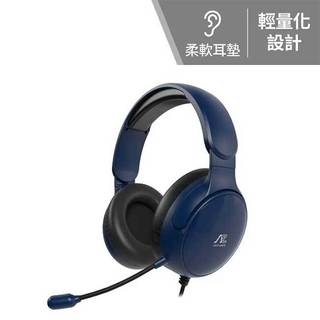 【祥昌電子】INTOPIC 廣鼎 JAZZ-M605 音爵者 頭戴式 耳機 麥克風 耳麥 有線 附音源轉接線 藍色