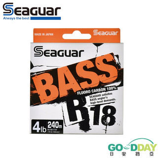 >日安路亞< Seaguar R18 BASS 240m / 200m Bass 專用碳氟線