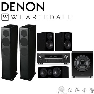 DENON AVR-S570BT+Wharfedale Diamond D330+12.1+12.C+WH-D10劇院組