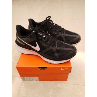 全新Nike Air Zoom Structure 25 支撐緩震 黑 男慢跑鞋US11 29cm