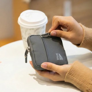 【INUK】全境防水 口袋零錢包 | Water Shed Coin Purse 碳素灰