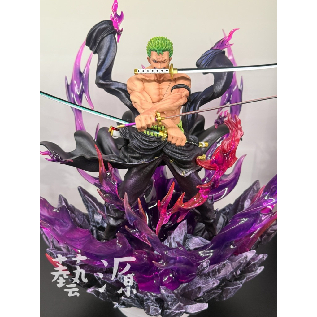 【藝源】 現貨 航海王 海賊王 爆氣索隆 索隆公仔 手辦 索隆 索隆GK 擺件 潮玩 公仔 生日禮物 交換禮物 模型雕像