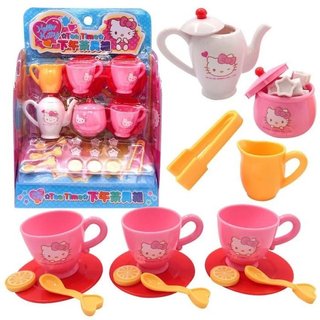 三麗鷗 sanrio 凱蒂貓 Hello Kitty 迷你茶具組 M現貨(領卷更優惠且免運)玩具研究中心