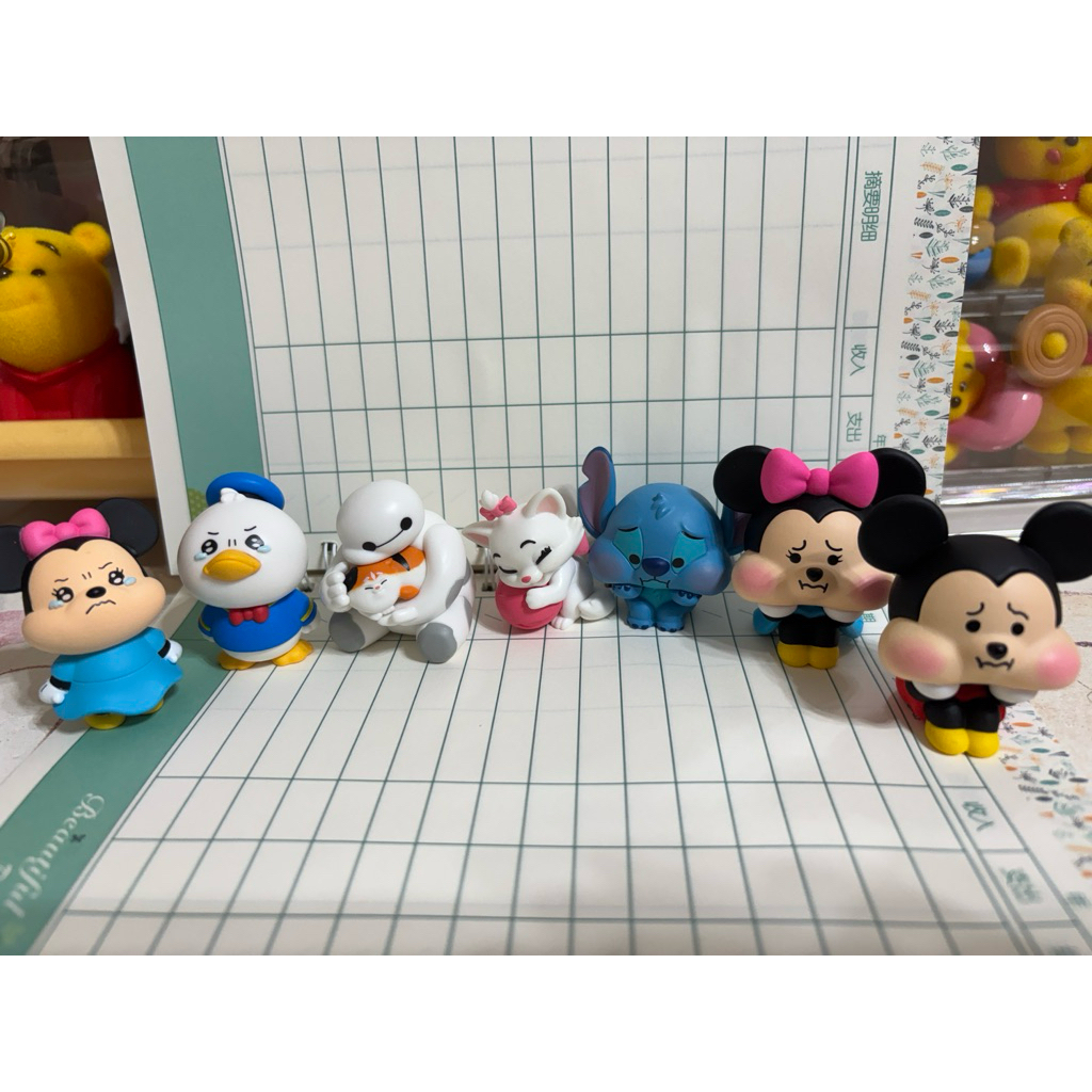 扭蛋轉蛋 迪士尼抱抱公仔 杯麵 瑪麗貓，迪士尼角色 抱抱&哭哭公仔 扭蛋，迪士尼角色史迪奇賭氣公仔