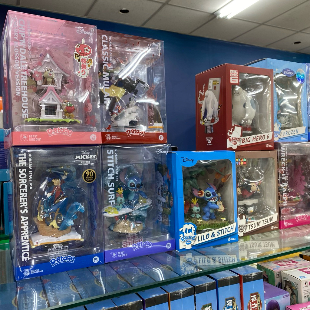 迪士尼 皮克斯 野獸國 夢精選模型 大英雄天團 史迪奇 米奇 艾莎 安娜 無敵破壞王 小熊維尼 動物方城市 花木蘭