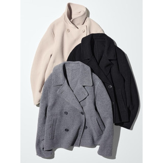 Uniqlo 女裝 雙面織紋短大衣 478581 日本購入