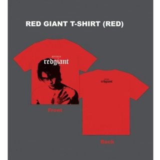 ［現貨］Jeff Satur 羅傑夫 Red Giant Tour 台北演唱會周邊 紅色T恤XL+官方logo夾鏈袋