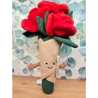 Amuseables Rose Bouquet 玫瑰花束【台灣現貨】♔英國Jellycat🌈╔ NingTong海兒╝