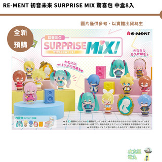 Re-MeNT 初音未來 SURPRISE MIX 驚喜包 中盒8入 預購26/4月