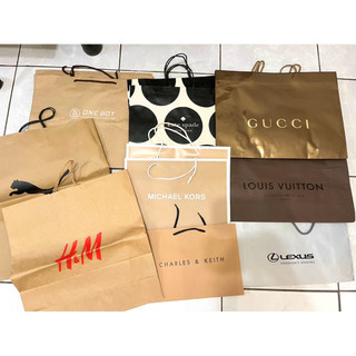 LV/gucci/mk/adidas/lancome/蘭蔻等專櫃品牌紙袋、運動品牌、送禮紙袋 禮品袋 飾品盒 禮盒