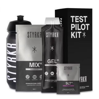 ［大牌嚴選］Styrkr補給品Test Pilot Kit 旗艦組合包(含水壺 MIX60 SLT05-不含GEL30)