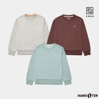 【Hang Ten】女裝-恆溫多功能-空氣層抗菌除臭剪接大學T(多色選)