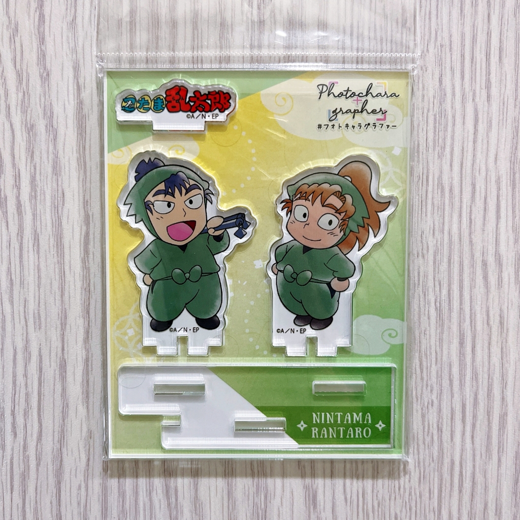 【全新】日版忍者亂太郎 Q版角色拍照立牌組-六は 善法寺伊作+食滿留三郎 六年生 忍亂 忍たま 忍術學園 軍師 在台現售