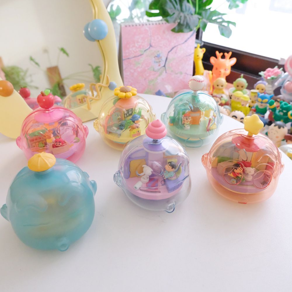 【蠟筆小新】⭐正版授權⭐ 玩轉春日部磁力場景盲盒 小白 小葵 日落小物 交換禮物 聖誕禮物