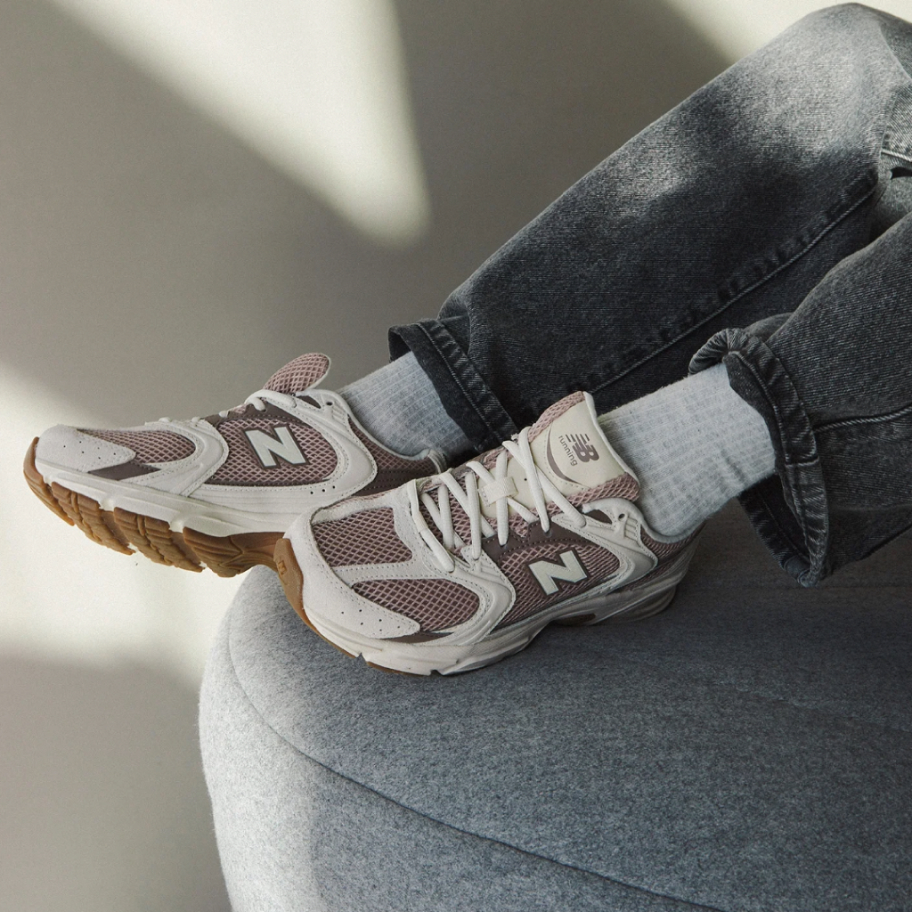 New Balance 530 女鞋 復古 慢跑鞋 網布 透氣 輕量 焦糖底 溫柔顯白 玫瑰粉 奶油白 U530SUA