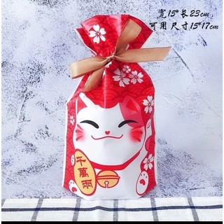兔寶 台灣現貨 春節束口袋 ～50入～年節束口袋 聖誕禮物束口袋 聖誕節糖果袋 小禮物束口袋 招財貓束口袋 耶誕