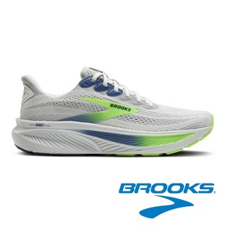 【BROOKS】Ghost 17男平穩型緩衝運動鞋『灰/綠』110442G 戶外 健行 休閒 時尚 運動 慢跑