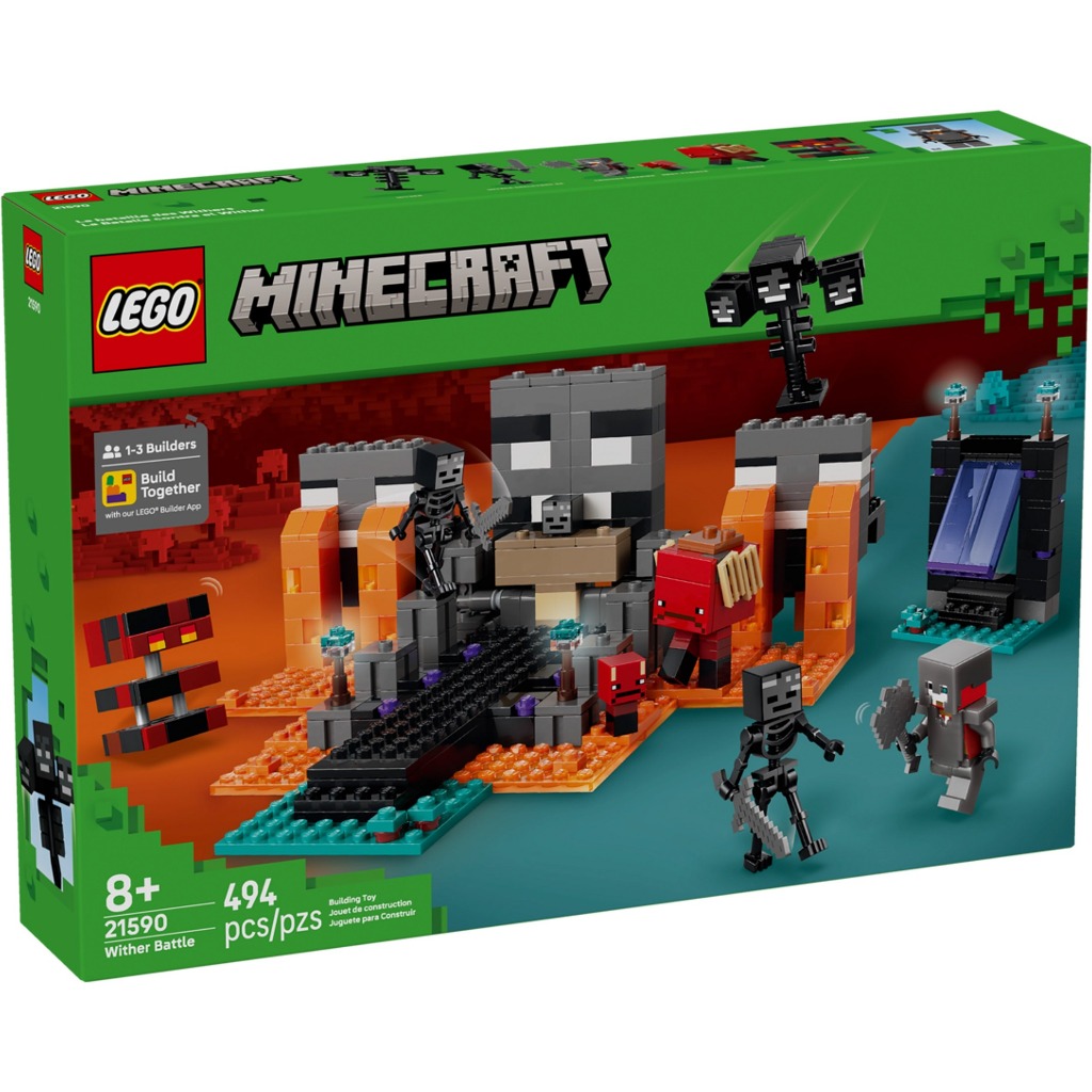 [樂享積木] LEGO 21590 凋零怪大戰 Minecraft系列