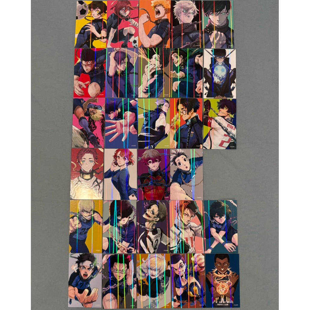 藍色監獄 BLUE LOCK 伊勢丹 單行本封面小卡（千切豹馬/凪誠士郎/糸師凜/御影玲王/糸師冴/內斯/涅斯/烏旅人）