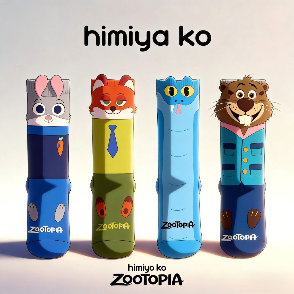 💛四款可選💫動物方城市中筒襪蓋瑞襪子 茱蒂襪子 尼克襪子 蛇蓋瑞 搞怪襪子 學生襪 日常 中筒襪 可愛襪子 生日禮物