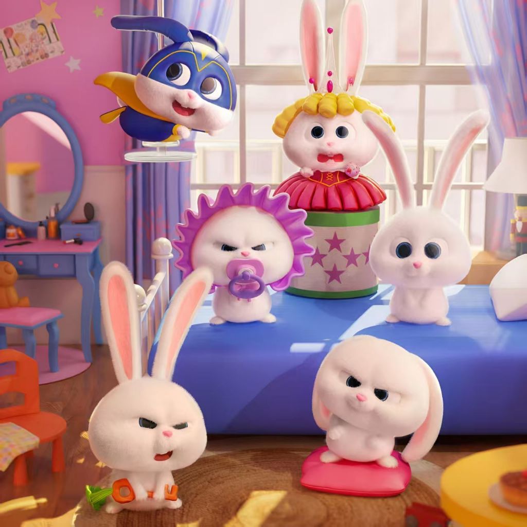 預購🔥  👉PLZDOT兔老大盲盒✨️愛寵大機密小白的生活系列寶寶小白 疑惑小白 公主小白 可愛小白 垂耳朵小白