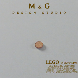 LEGO® 樂高 零件 14769pb196 2x2 Tile Round Decorated