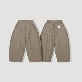 【QUEST】 QUEST Houndstooth Pants 千鳥格 彎刀褲 長褲