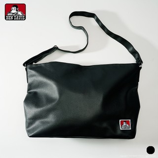 BEN DAVIS BIG SHOULDER PU 皮革 結構式 大容量 肩背包