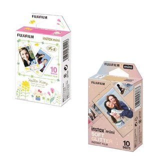 【中壢-水世界3C】富士 FUJIFILM INSTAX mini 底片【柔光 閃耀 手繪 KITTY】SOFT