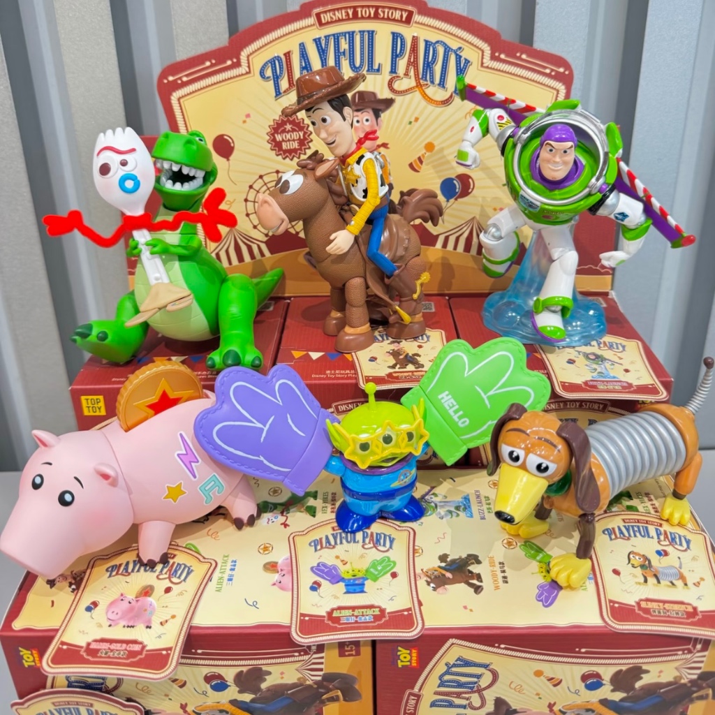 TOPTOY 玩具總動員 玩心時刻 盲盒 公仔 巴斯 胡迪 三眼怪 火腿豬 彈簧狗 抱抱龍 叉奇