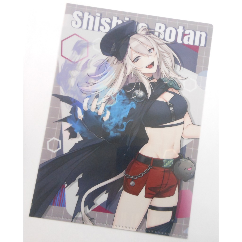 【旅人事務所】日本 卡普空 CAPCOM 快打旋風 6 聯名合作 Hololive 獅白牡丹 獅白ぼたん A4 資料夾