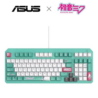 ASUS 華碩 × 初音聯名 TUF Gaming K3 Gen II 有線電競鍵盤【GAME休閒館】