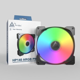 3C批發 全新 Montech 君主 HP140 ARGB PWM 風扇 黑/白