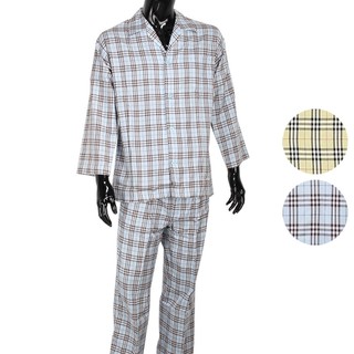 BURBERRY經典格紋純棉襯衫長袖家居服套裝(任選)｜GoBrand購名牌