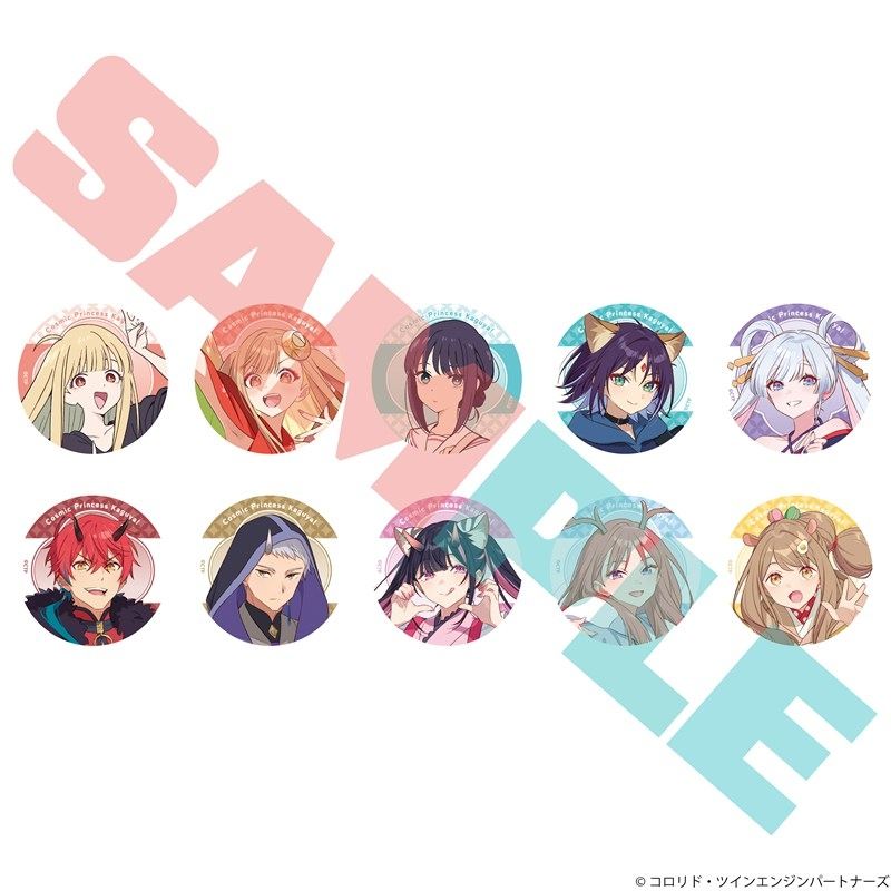 【睦睦代購】預購日版 超時空輝耀姬 可選款 徽章 輝耀 酒寄彩葉 月見八千代 帝明 駒澤雷 駒澤乃依 蘆花 真實