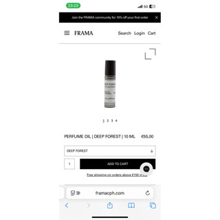 FRAMA 滾珠香氛精油 Deep Forest Oil