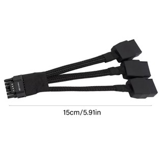 12Pin 轉 3x8Pin PCI-E GPU Power Adapter Cable顯示卡電源線