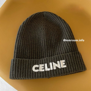 現貨 Celine字母羅紋毛帽