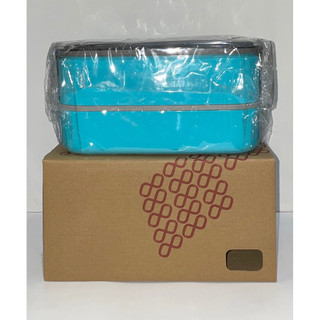 YU Living 分隔 便當盒 雙層 附湯匙筷子 TCC 台泥 （股品）
