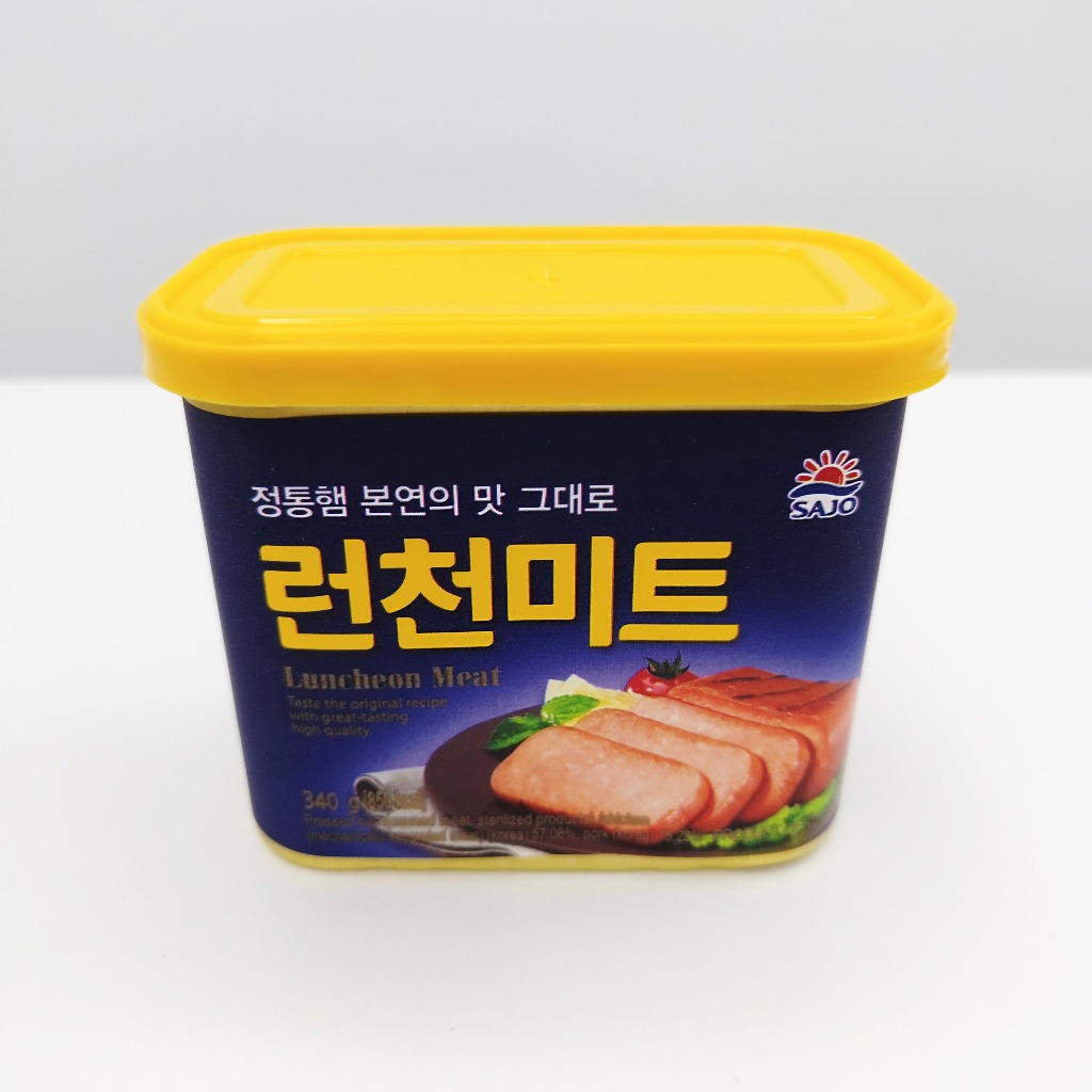 韓國 SAJO 午餐肉罐頭 340g 泡麵配料 韓國午餐肉 韓國罐頭 餐肉 即食 露營罐頭 防災罐頭 罐頭肉