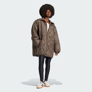 全新 Adidas 絎縫外套 夾克外套 中長版外套