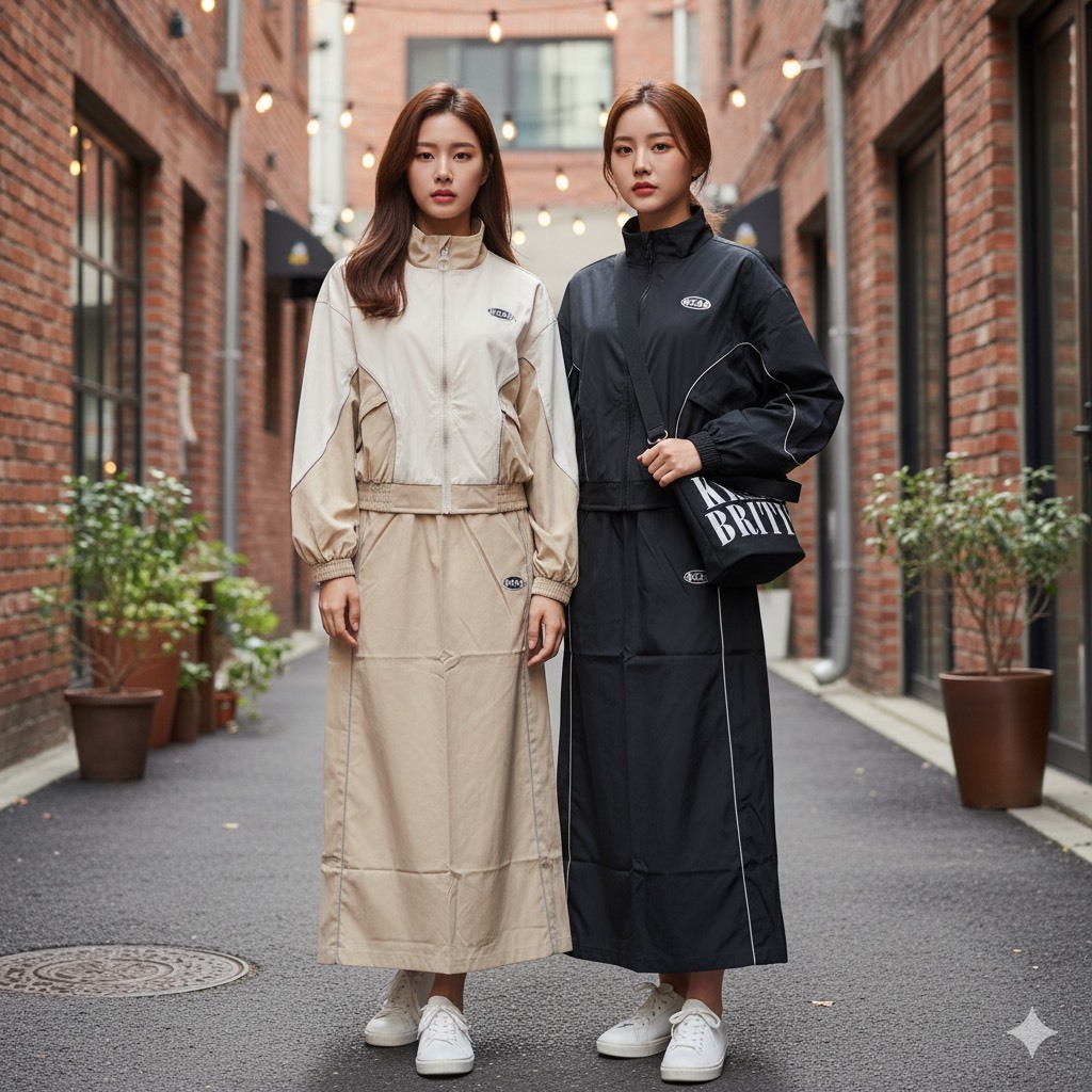 【NCAA】74521571 現貨秒出 中壢實體店面 女款風衣工裝長裙 休閒長裙 黑/卡其