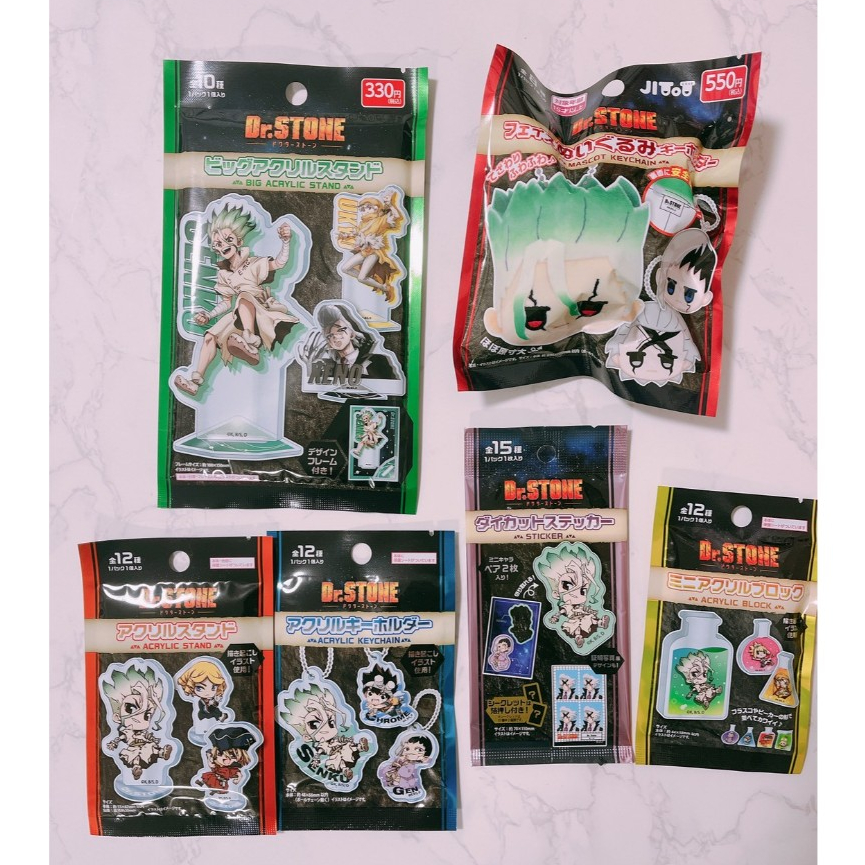 ✨日本限定✨Dr.STONE 新石紀 壓克力吊飾 娃娃 吊飾 立牌 壓克力磚 貼紙 證件照 石神千空 琥珀 盲包 隨機