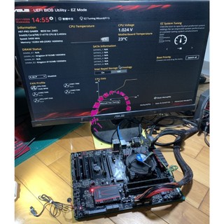 Intel Core i7-4770處理器＋華碩H97-PRO GAMER主機板＋金士頓8GB*2